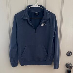 Nike Navy Half-Zip Pullover